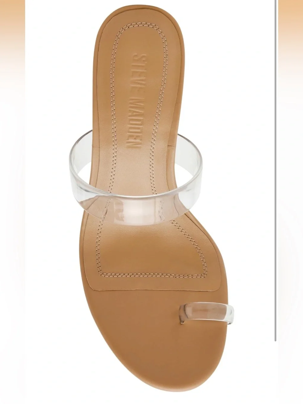 Steve Madden Renie Clear Heel Size 9 NWT